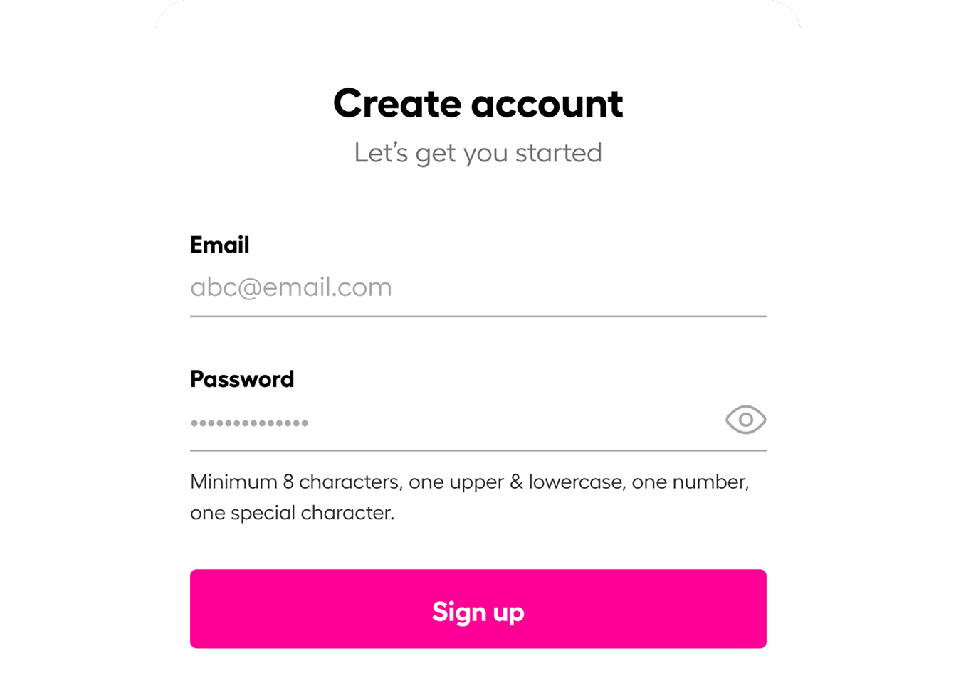 Instarem Create your account