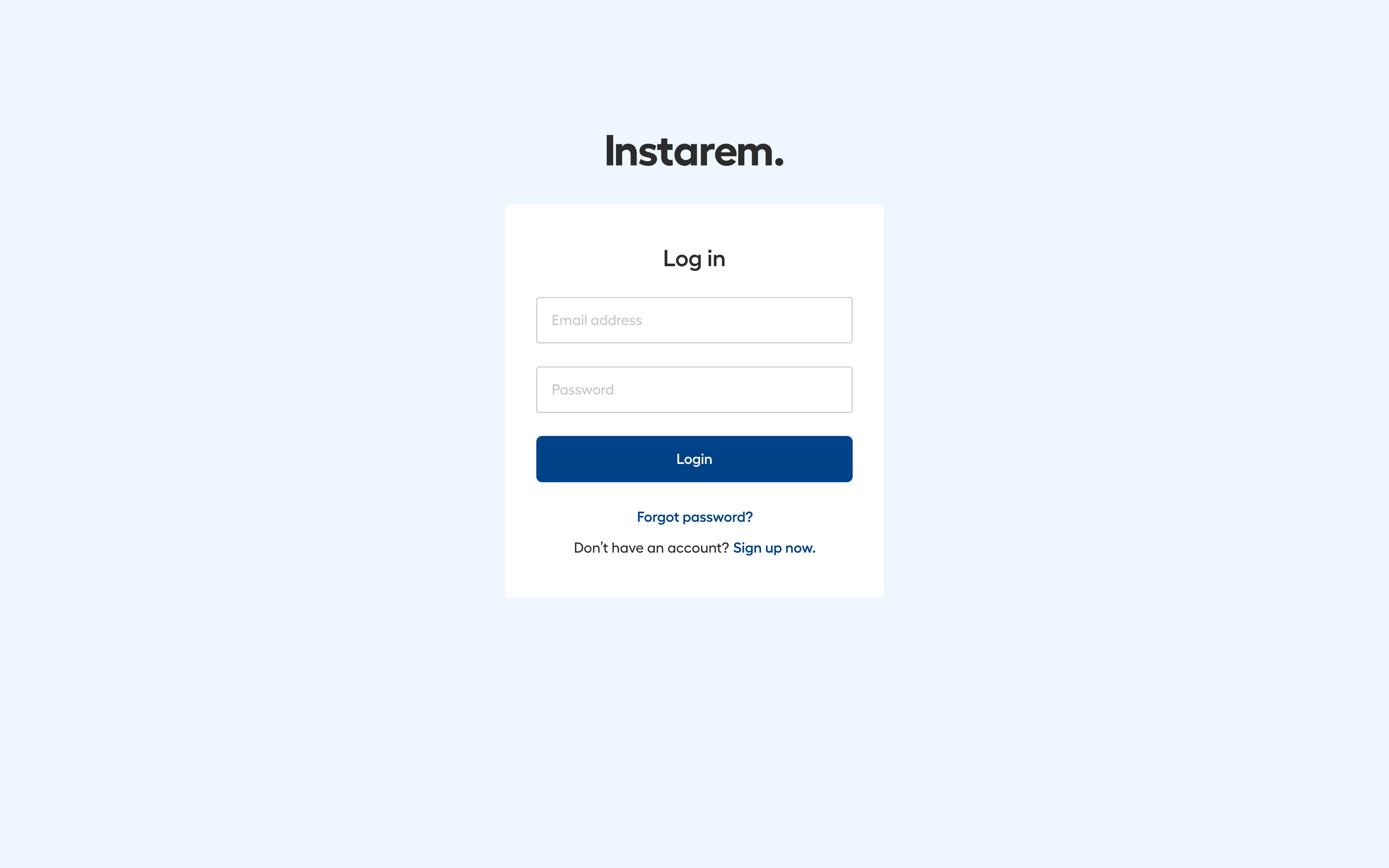 sme portal login screen