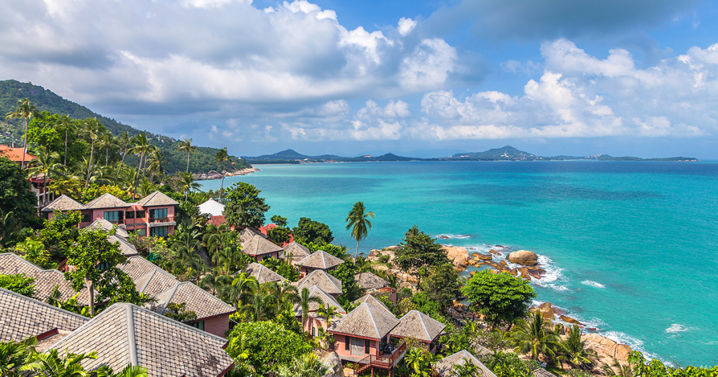 Panorama of Koh Samui.