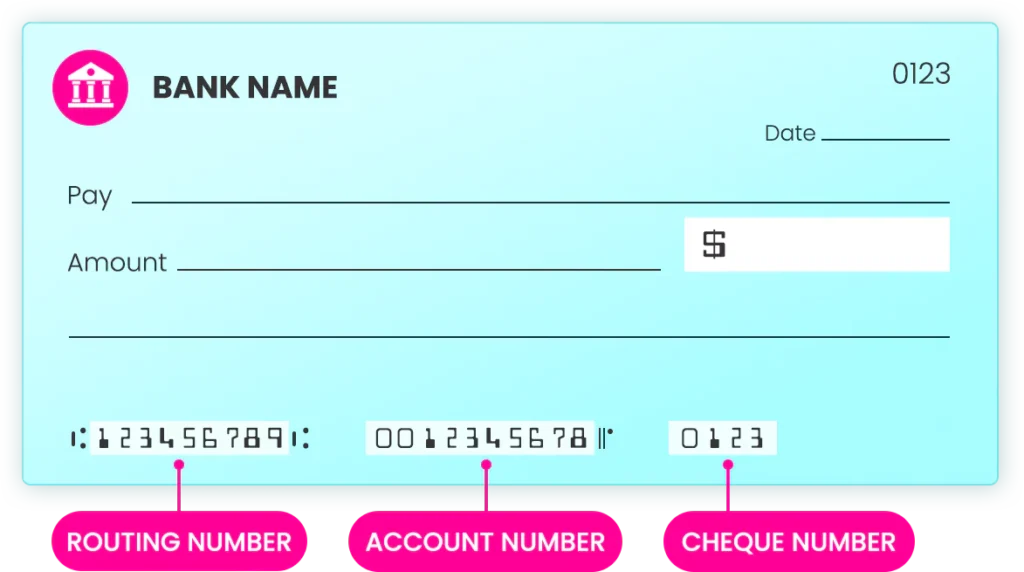 Broadview Federal Credit Union routing number on a cheque