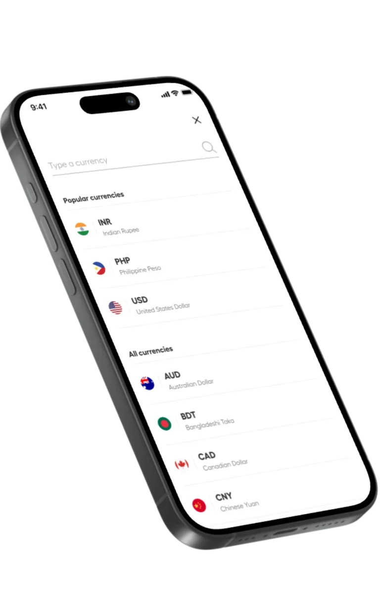 Instarem Currency List United kingdom