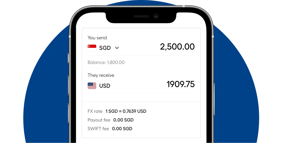 Displaying transparent rates from app - Screenshot