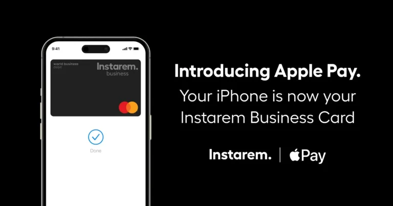 Tap to pay smarter: Instarem Business Card levels up with Apple Pay